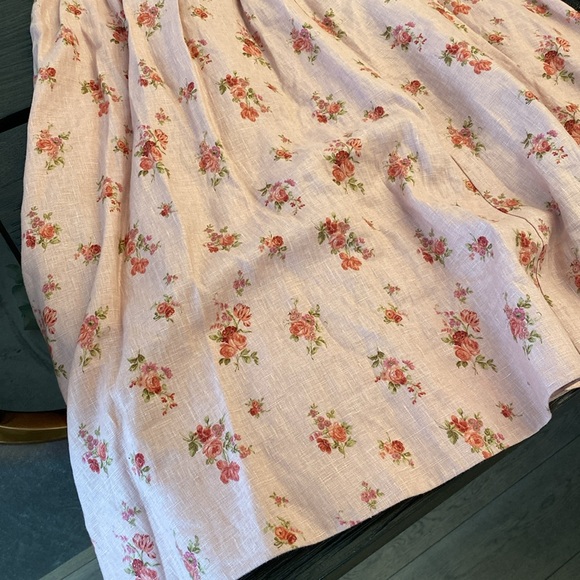 Reformation Balia linen dress in Tea time - Picture 4 of 8